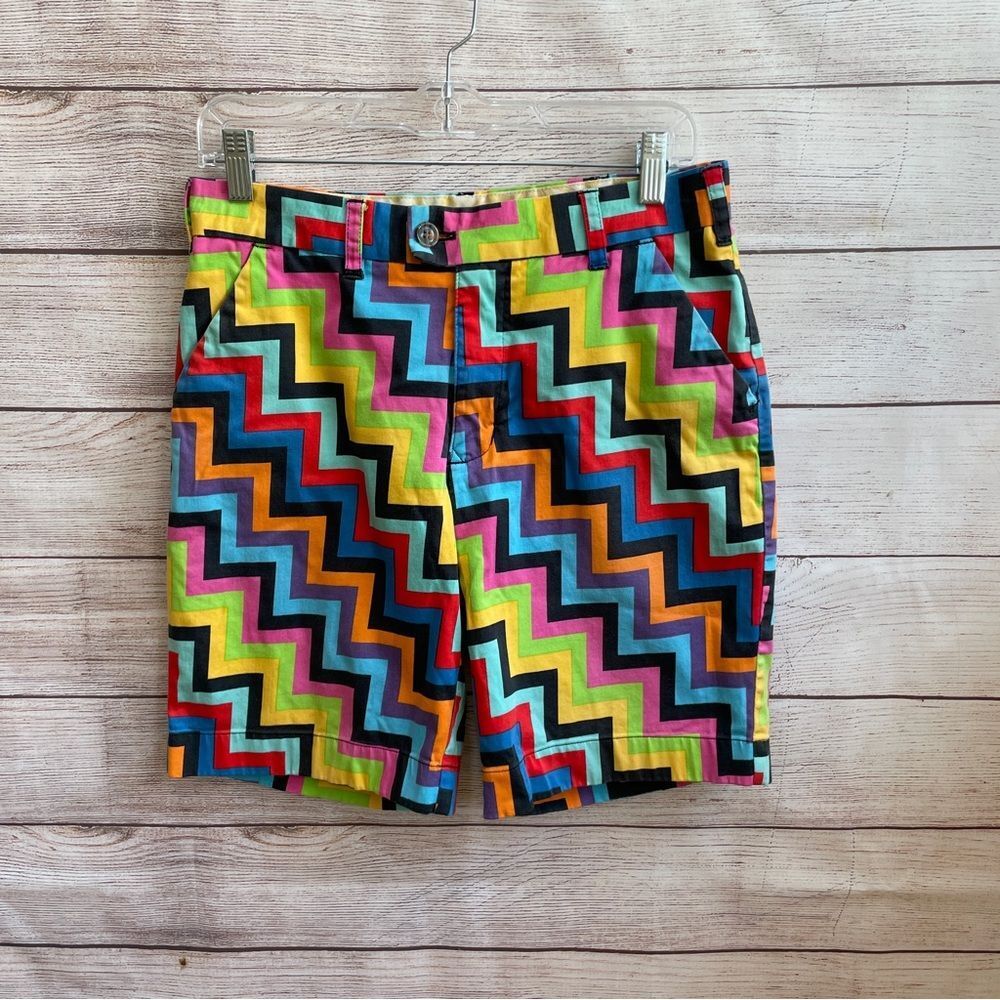 LOUDMOUTH SHORTS‎ IN MULTICOLORED CHEVRON PRINT